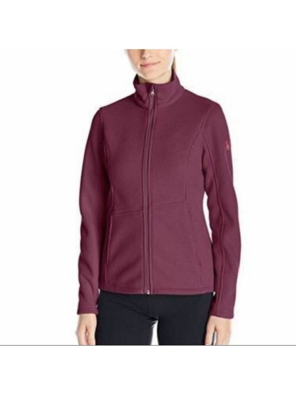 EUC-Spyder Endure Stryke Fleece Fini Full Zip MidWeight Stretch Sweater Jacket M